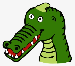 Crocodile Clipart Carnivore Pencil And In Color Crocodile - Head Of Crocodile Clipart, HD Png Download, Transparent PNG