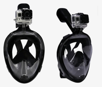 Transparent Snorkel Mask Png - Skuba Mask Full Face Snorkel, Png Download, Transparent PNG