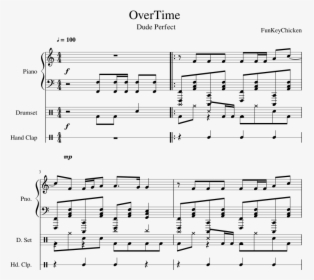 Overtime Dude Perfect Piano, HD Png Download, Transparent PNG