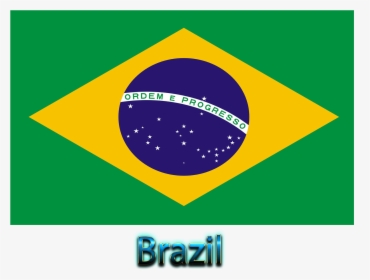 Brazil Flag Png Clipart - Flag Of Brazil, Transparent Png, Transparent PNG