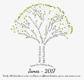 Tree With 7 Branches, HD Png Download, Transparent PNG