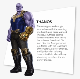 Avengers Infinity War Characters Thanos, HD Png Download, Transparent PNG