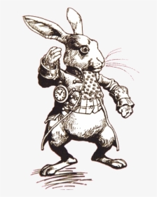 Alice In Wonderland Rabbit Png - Original Alice In Wonderland Rabbit, Transparent Png, Transparent PNG