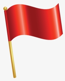 Flags Clipart Red - Red Flag Transparent Background, HD Png Download, Transparent PNG
