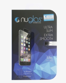 Nuglas Tempered Glass Screen Protector For Iphone 8 - Nuglas Screen Protector Iphone X Mm, HD Png Download, Transparent PNG