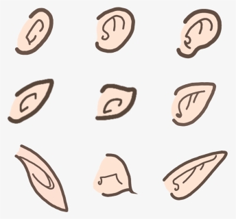 Anatomy Of The Human Ear Blank - Ear Anatomy, HD Png Download ...