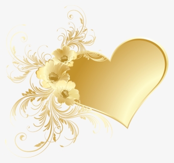 Heart Png Gold, Transparent Png , Transparent Png Image - PNGitem