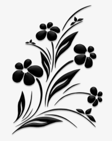 Black Flowers Transparent Background, HD Png Download, Transparent PNG