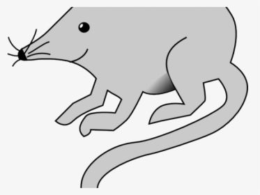 Rat Mouse Clipart White - Cartoon Mouse Transparent Background, HD Png Download, Transparent PNG