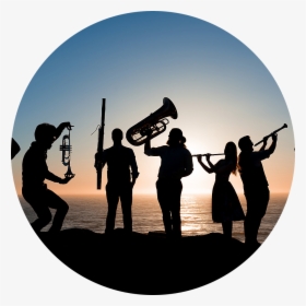 Transparent Musician Silhouette Png - Silhouette, Png Download, Transparent PNG