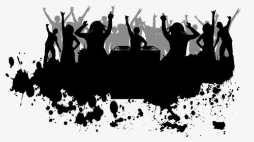 Disc Jockey Download Musician - People Partying Png, Transparent Png, Transparent PNG