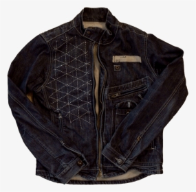 Modern Denim Fashion - Leather Jacket, HD Png Download, Transparent PNG