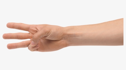 Three Finger Hand Png Image - Hand 3 Fingers Png, Transparent Png, Transparent PNG