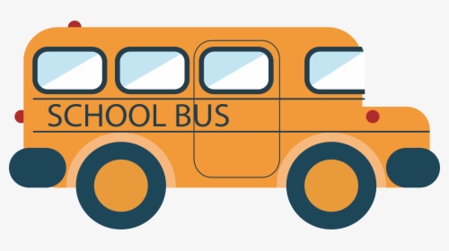 Cartoon School Bus Png, Transparent Png, Transparent PNG