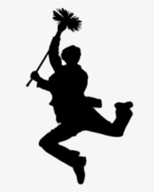 Mary Poppins Chimney Sweep Silhouette - Mary Poppins Bert Silhouette, HD Png Download, Transparent PNG