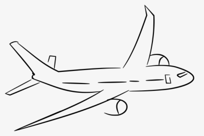 Flight Attendant Drawing With Airplane, HD Png Download, Transparent PNG