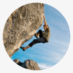 Transparent Person Rock Climbing - Climbing, HD Png Download, Transparent PNG
