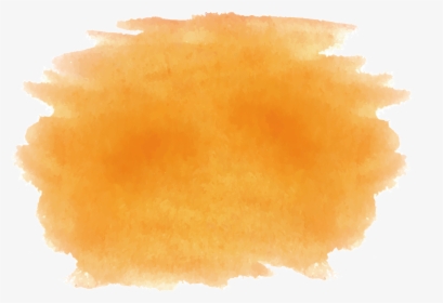 Transparent Watercolor Brush Strokes Png - Orange Watercolor Background Free, Png Download, Transparent PNG