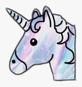 Unicorn Emoji Transparent Background - Unicorn Emoji Galaxy, HD Png Download, Transparent PNG