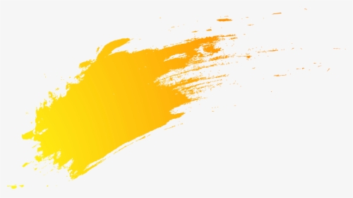 #paint #paintsplash #paintstroke #yellow #gradient - Transparent Background Brush Paint Png, Png Download, Transparent PNG