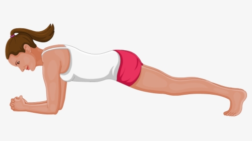 Forearm Plank Pose, HD Png Download, Transparent PNG