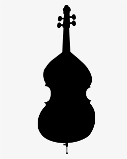 Instrument Music Cello Free Picture - Bass Instrument Silhouette, HD Png Download, Transparent PNG