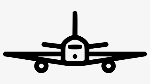 Svg Free Download Onlinewebfonts - Airplane Icon Front Png, Transparent Png, Transparent PNG