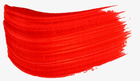 Red Paint Brush Strokes Transparent - Oval, HD Png Download, Transparent PNG