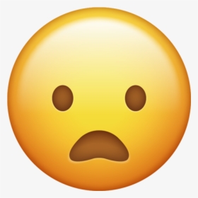 Frowning Emoji Png - Transparent Frown Emoji, Png Download, Transparent PNG
