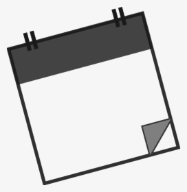 Calendar Clip Art - Blank Calendar Clipart Black And White, HD Png Download, Transparent PNG