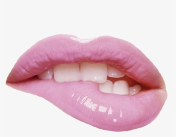 Tumblr Kawaii Cute Picsart Png Sticker Pink Mouth Freet - Kylie Jenner Lips Art, Transparent Png, Transparent PNG