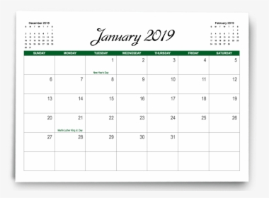 Clip Art Printingcenterusa Com - Free Indesign Calendar Template 2019, HD Png Download, Transparent PNG