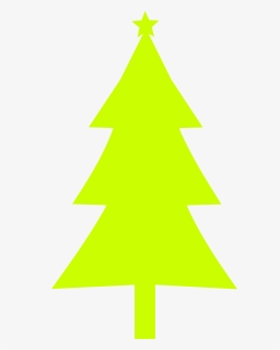 Fir,pine Family,christmas Decoration - Silhouette Christmas Tree Clipart, HD Png Download, Transparent PNG