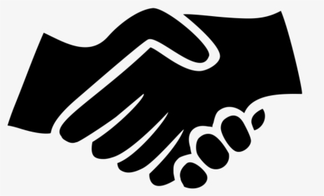 Black Handshake Icon - Transparent Background Handshake Icon Png, Png Download, Transparent PNG
