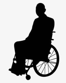 Disabled Handicap Symbol Png - Disabled Person Silhouette Png, Transparent Png, Transparent PNG