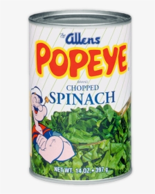Chopped Spinach - Allens Popeye Spinach, HD Png Download, Transparent PNG