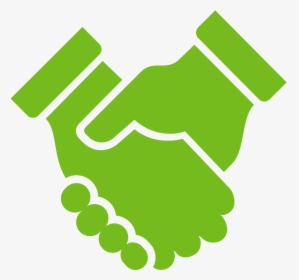 Transparent Hand Shake Clipart - Shake Hand Logo Green, HD Png Download, Transparent PNG