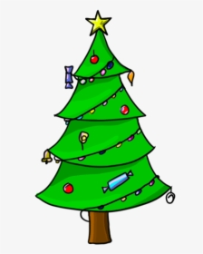 How To Draw A Christmas Tree With Gift Boxes - Codigo De Moveis Club Penguin, HD Png Download, Transparent PNG