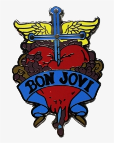 Bon Jovi Pin - Illustration, HD Png Download, Transparent PNG