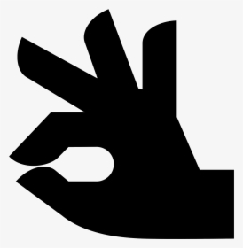 Hand Icon Clipart , Png Download - Ok Hand Icon, Transparent Png, Transparent PNG
