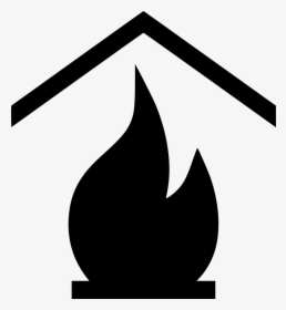 Fireplace Fire Traditional Real Estate Home - Crescent, HD Png Download, Transparent PNG