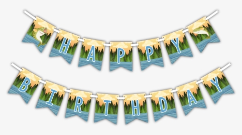 Gone Fishing Happy Birthday - Banner, HD Png Download, Transparent PNG