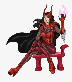 Transparent Marvel Scarlet Witch Comic, HD Png Download, Transparent PNG