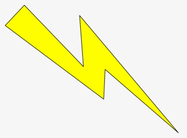 Yellow Lightning Png - Blitz Symbol Gelb, Transparent Png, Transparent PNG
