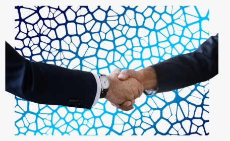 Shaking Hands, Handshake, Network, Social, Neurons - Neurons Abstract, HD Png Download, Transparent PNG