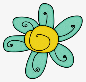Clipart Flower Doodles, HD Png Download, Transparent PNG