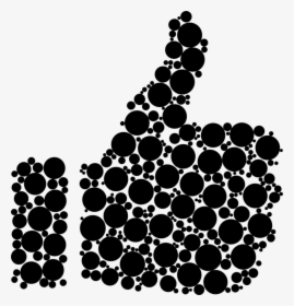 Visual Arts,silhouette,symmetry - Thumb Signal, HD Png Download, Transparent PNG