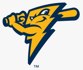 Lightning Bolt Baseball Logo, HD Png Download, Transparent PNG
