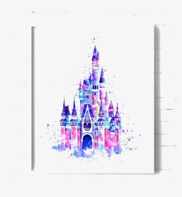 Cinderella Castle Disney Art Transparent Png - Disney Castle Clipart, Png Download, Transparent PNG