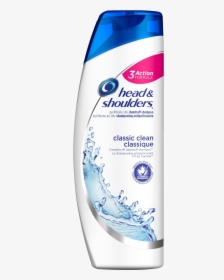 Transparent Shampoo Clipart - Head & Shoulders Shampoo Classic Clean, HD Png Download, Transparent PNG